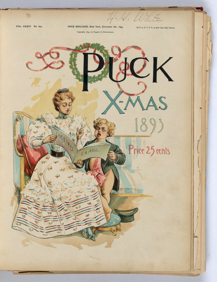 Puck x-mas 1893 LCCN2012648790