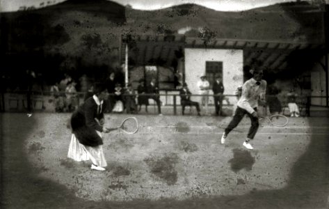 Pistas de tenis en las antiguas pistas de San Sebastián (6 de 12) - Fondo Car-Kutxa Fototeka