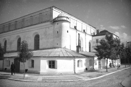 Pinskaja synagoga. Пінская сынагога (H. Poddębski, 1936)