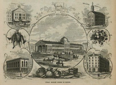 Public market houses in Boston - Kilburn, del ; Tarbell, sc. LCCN2006686199