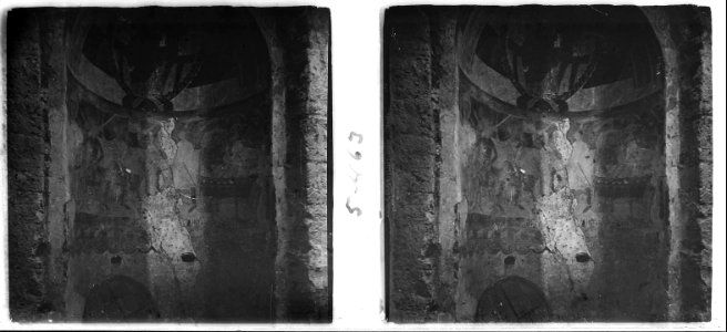 Pintura mural a l ' interior de l'església de Santa Maria de Terrassa