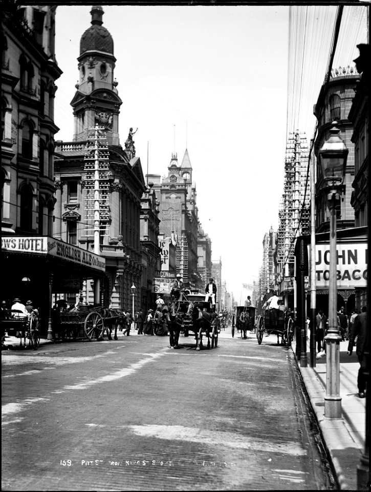 Pitt Street from King Street, Sydney from The Powerhouse Museum Collection