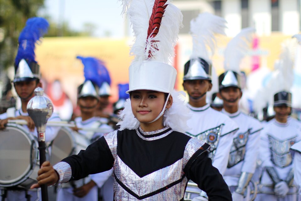 Woman uniform festival