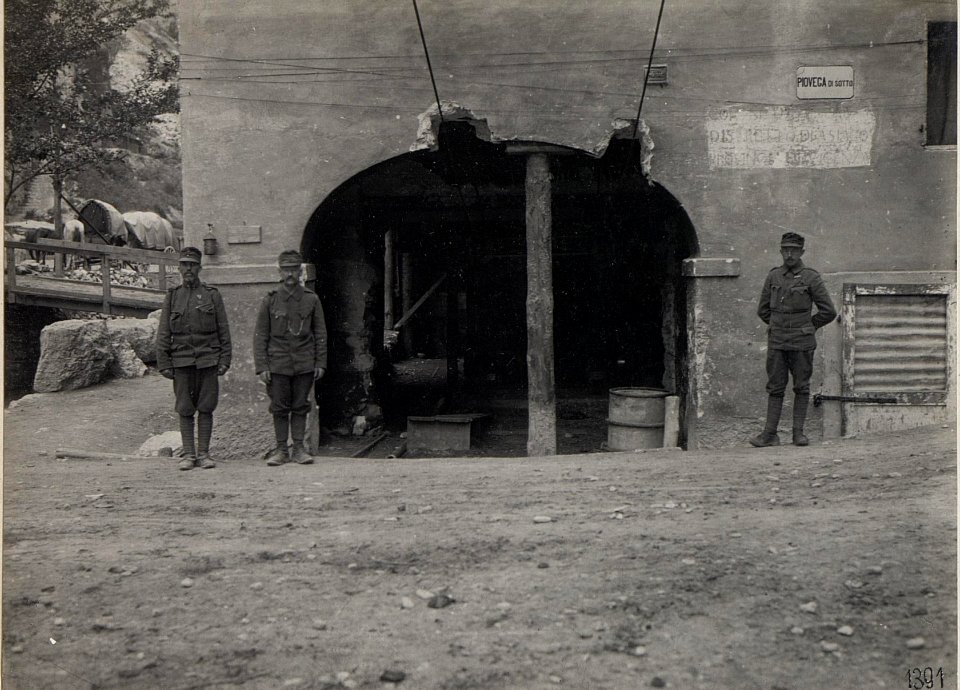 Piovega di Sotto. Seilbahn-Antriebsstation. (BildID 15643353)