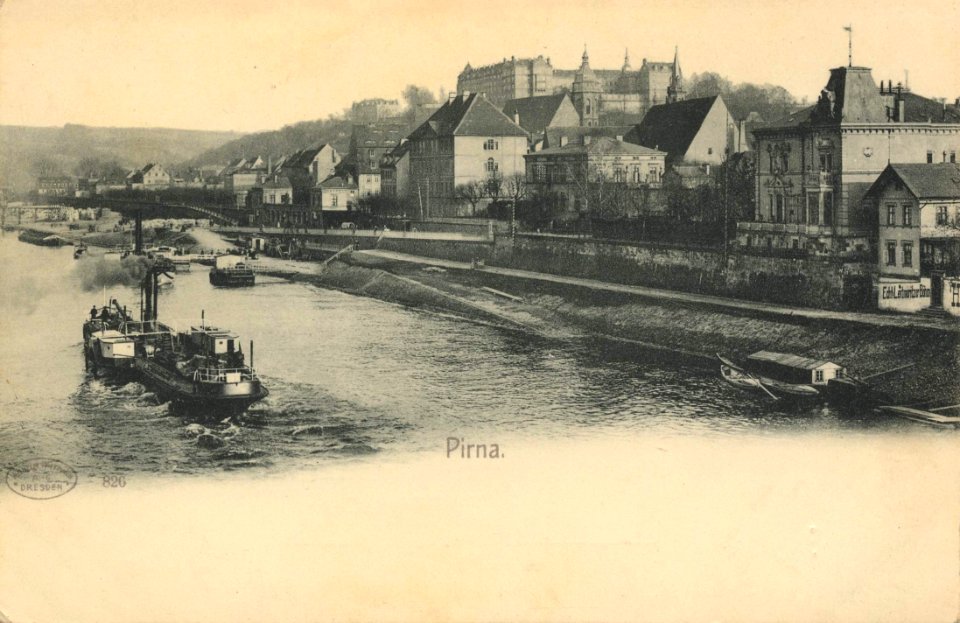 Pirna, Sachsen - Stadtansicht (2) (Zeno Ansichtskarten)