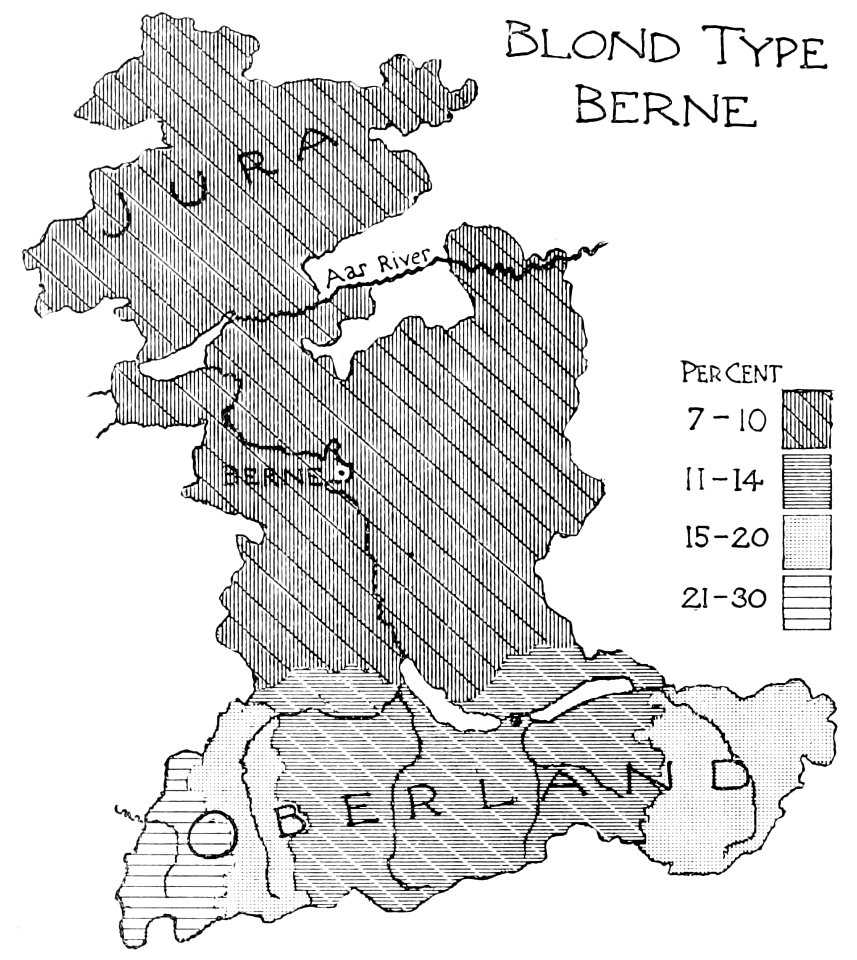 PSM V50 D800 Racial map of central west switzerland