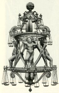 Pisa Duomo lampadario in bronzo photo