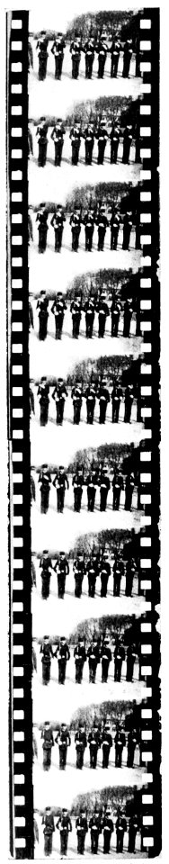 PSM V52 D192 Section of film of soldiers at drill
