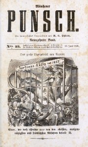Punsch 1866 Vertragskäfig 1815