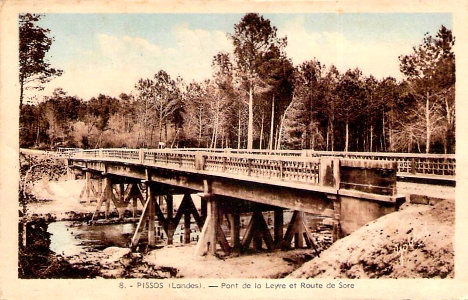 Pissos (Landes) - Pont sur la Leyre 2