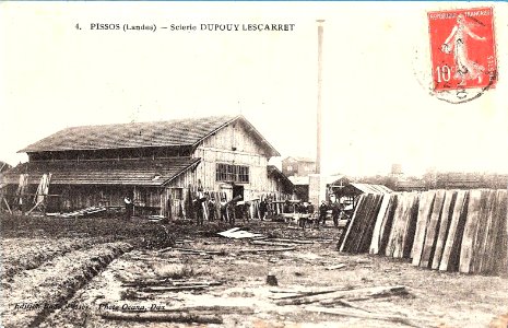 Pissos (Landes) - scierie Dupouy