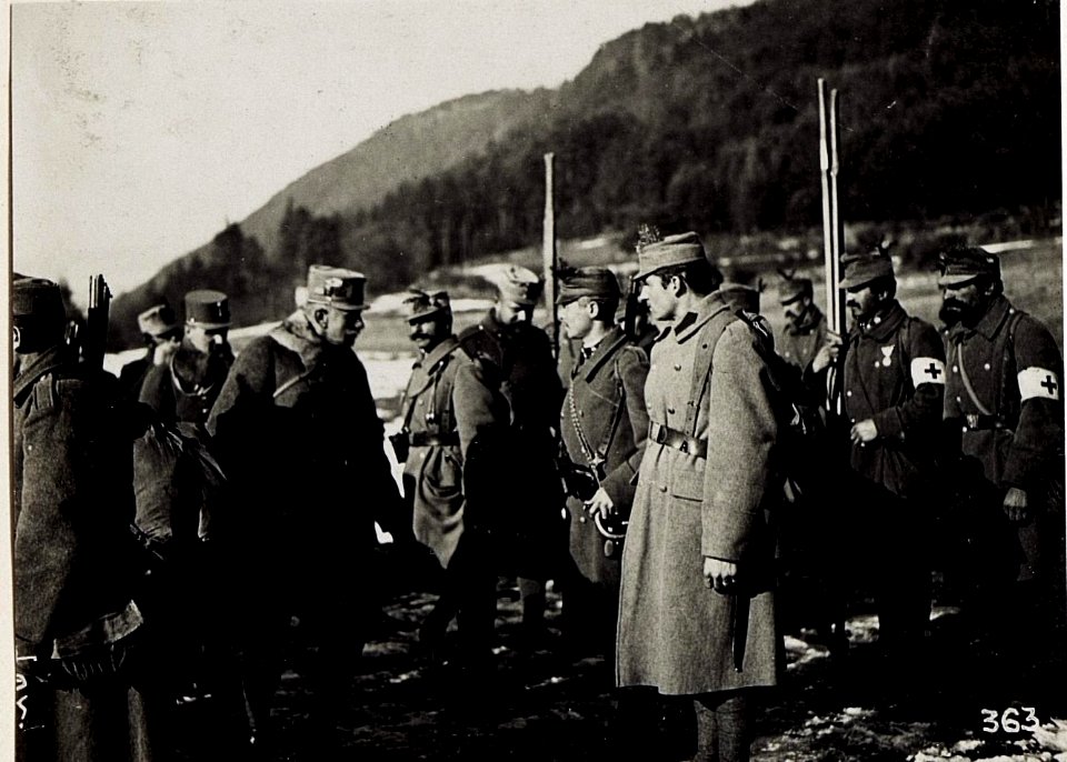 Pustertal, Exzellenz von Roth bei den Standschützen in Lienz. (BildID 15580498)