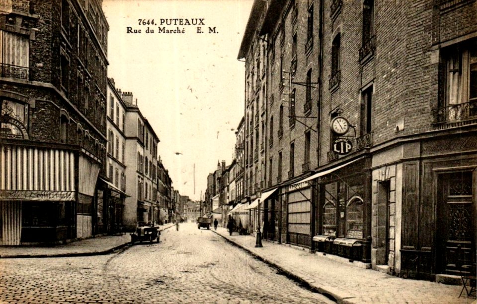 Puteaux.Rue du Marché