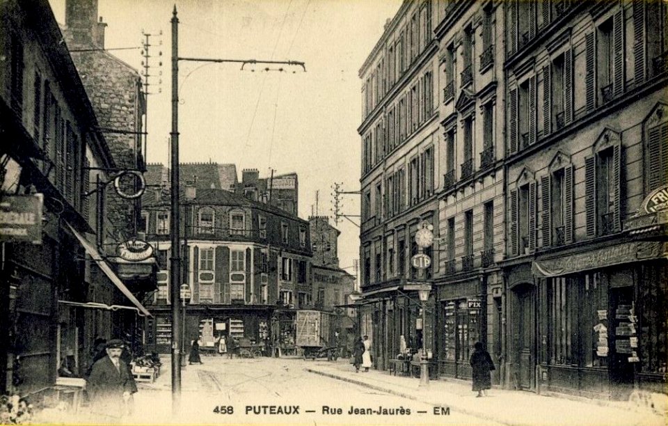 Puteaux.Rue Jean-Jaurès