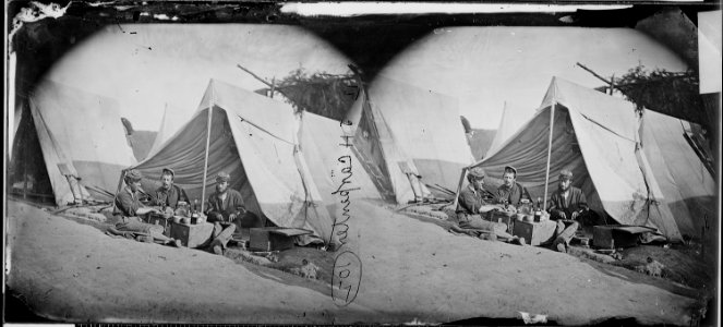 Pvt. J.H. Carpenter, and group - NARA - 529637