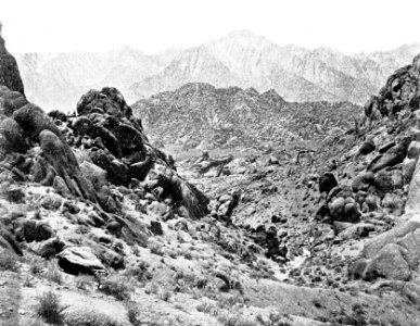 PSM V52 D631 Sierra nevada from lone pine hills