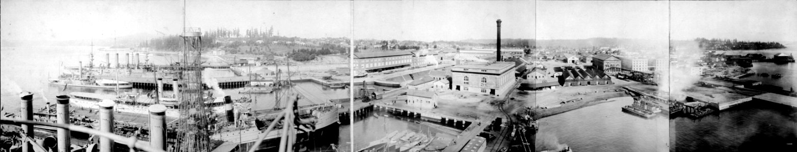 Puget Sound Naval Shipyard 1913 photo