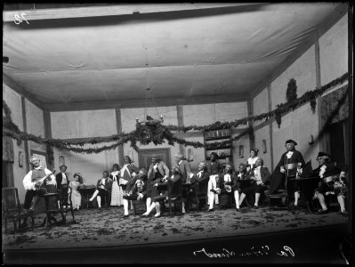 På Gröna Lund, Dramatiska teatern 1901. Föreställningsbild - SMV - DrT055