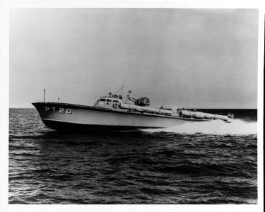 PT-20 Underway at high speed, circa 1941
