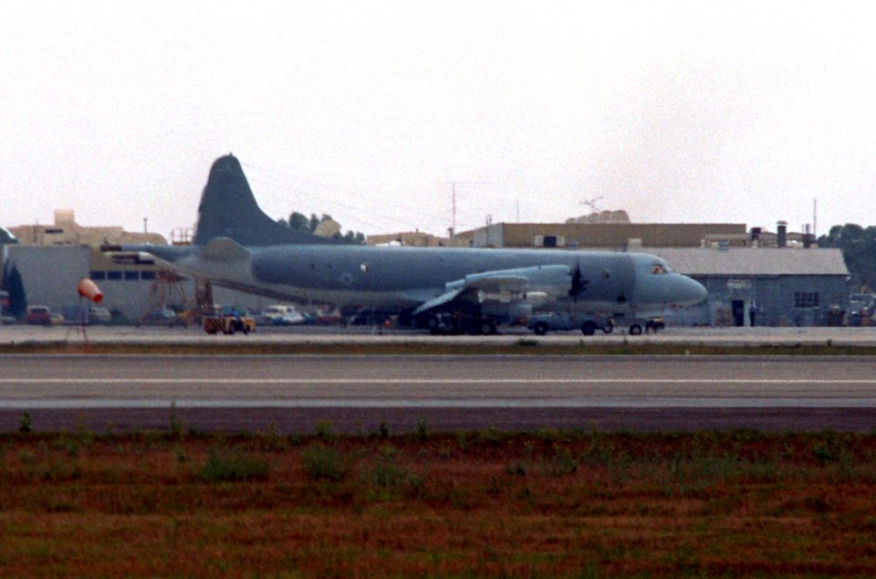 PTMC P-3C Orion with special paint at Point Mugu 1981