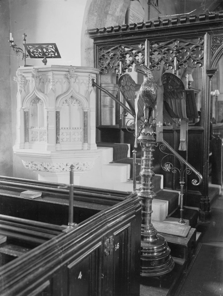 Pulpit & Lectern, St Mary's Church, Cowbridge (4641574)