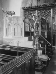 Pulpit & Lectern, St Mary's Church, Cowbridge (4641574)