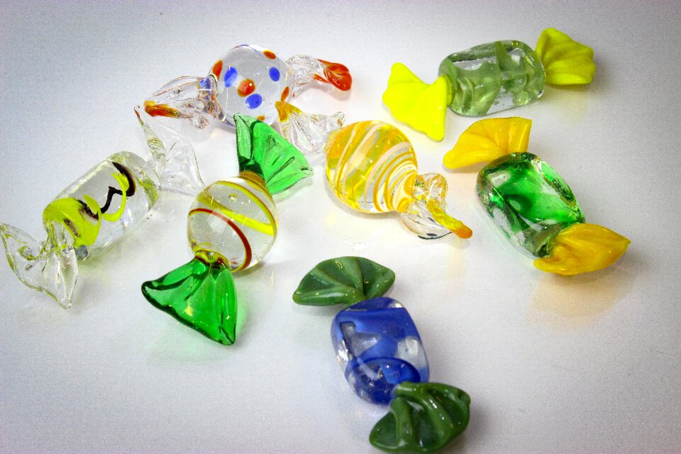 Crystal decoration candy