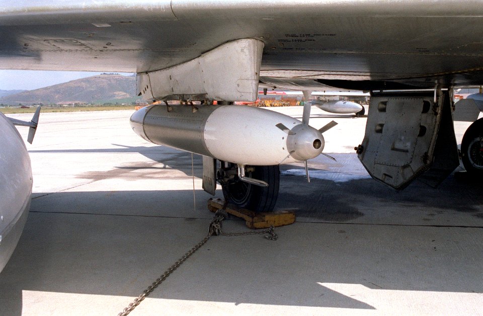 QF-86F with infrared towed target Point Mugu 1982