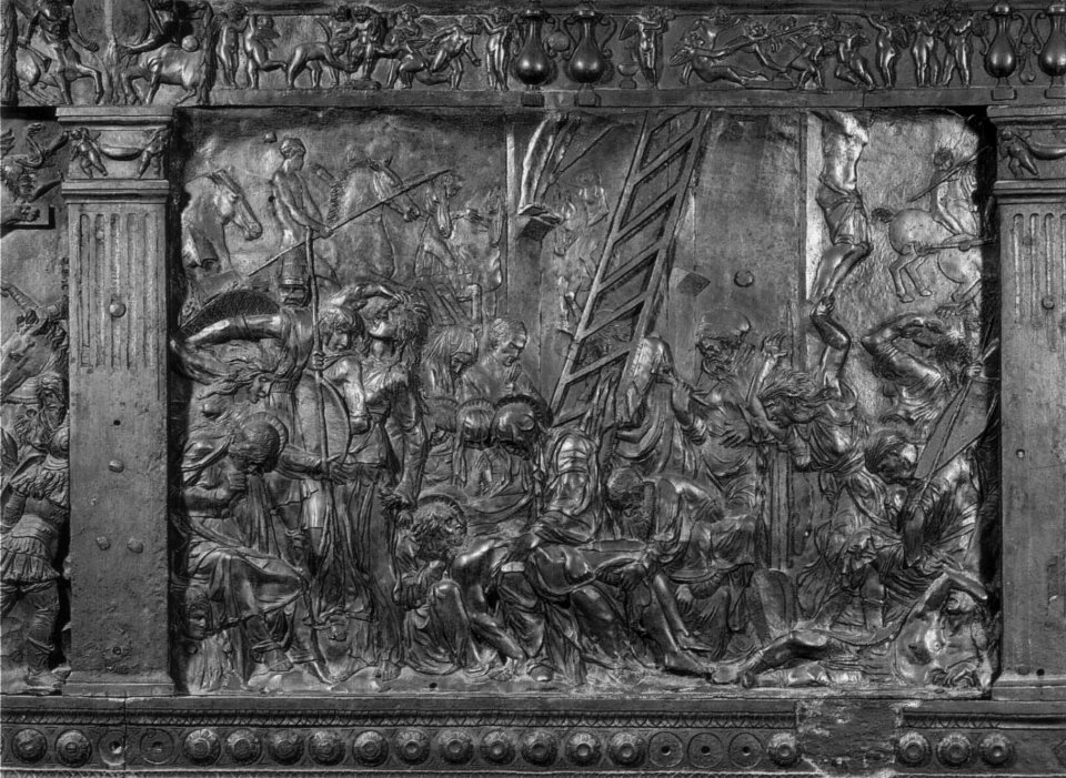 Pulpito della passione, deposizione