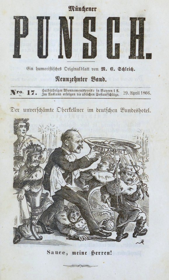 Punsch 1866 Bismarck Bundeshotel