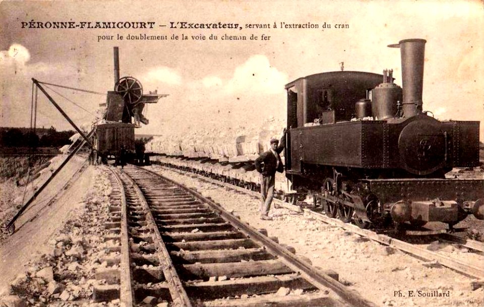 Péronne (80), doublement de la voie