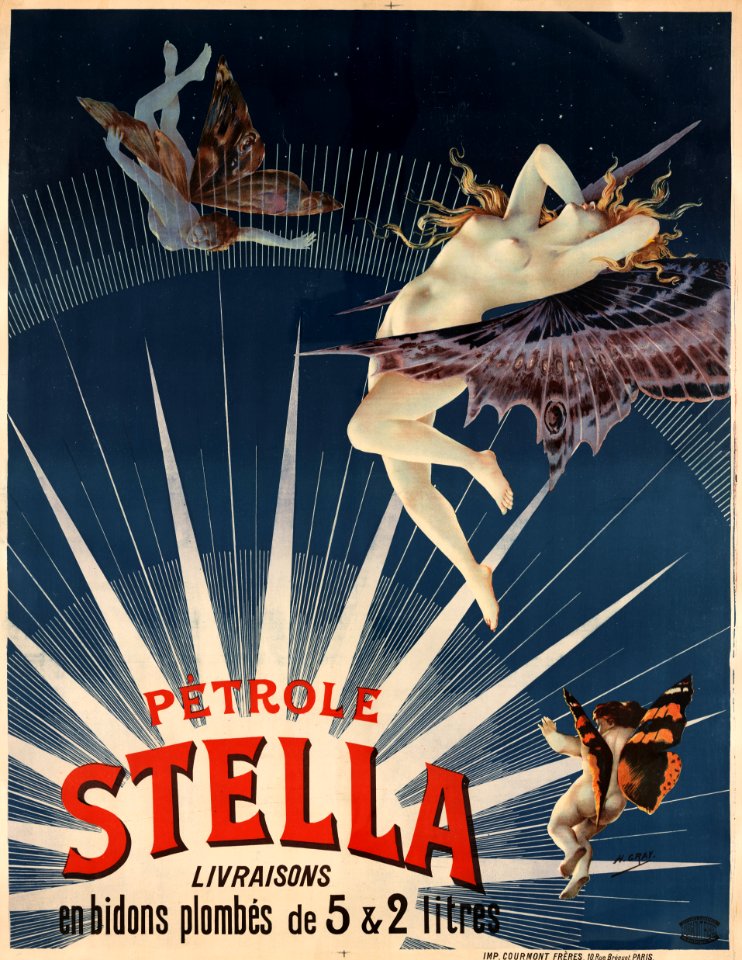 Pétrole Stella, advertising poster, 1897