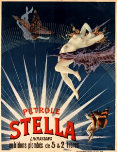 Pétrole Stella, advertising poster, 1897