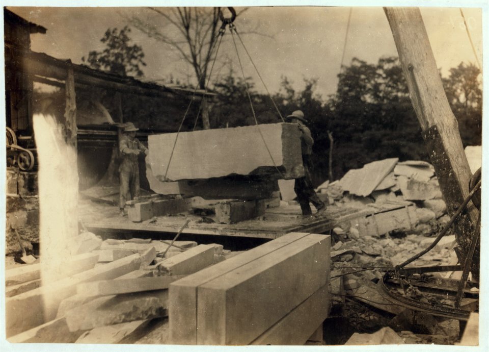 Quarry scenes. No children were employed. LOC nclc.05110