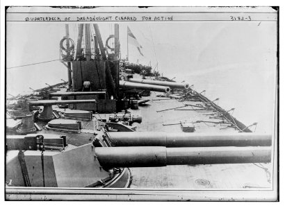 Quarterdeck of DREADNOUGHT cleared for action LCCN2014696981