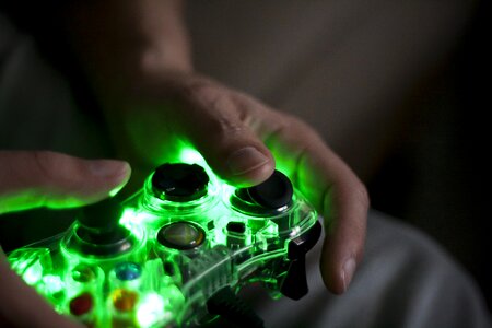 Joystick neon light