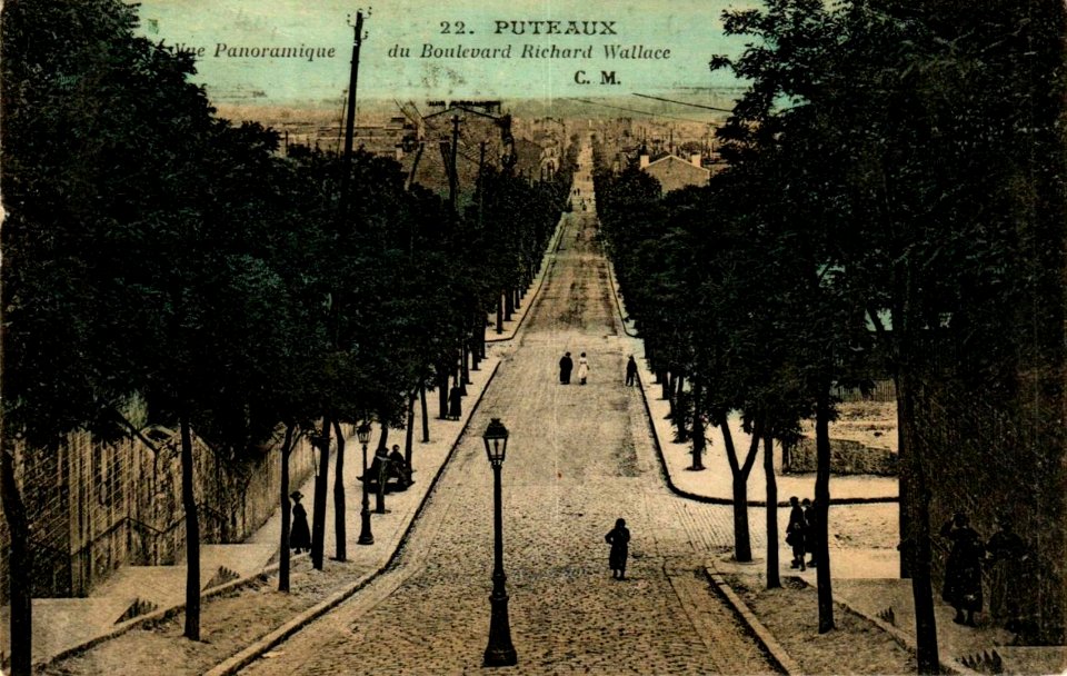 Puteaux.Boulevard Richard-Wallace.Panorama