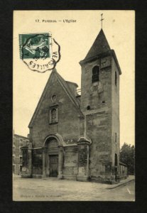 Puteaux.Eglise.Carte postale