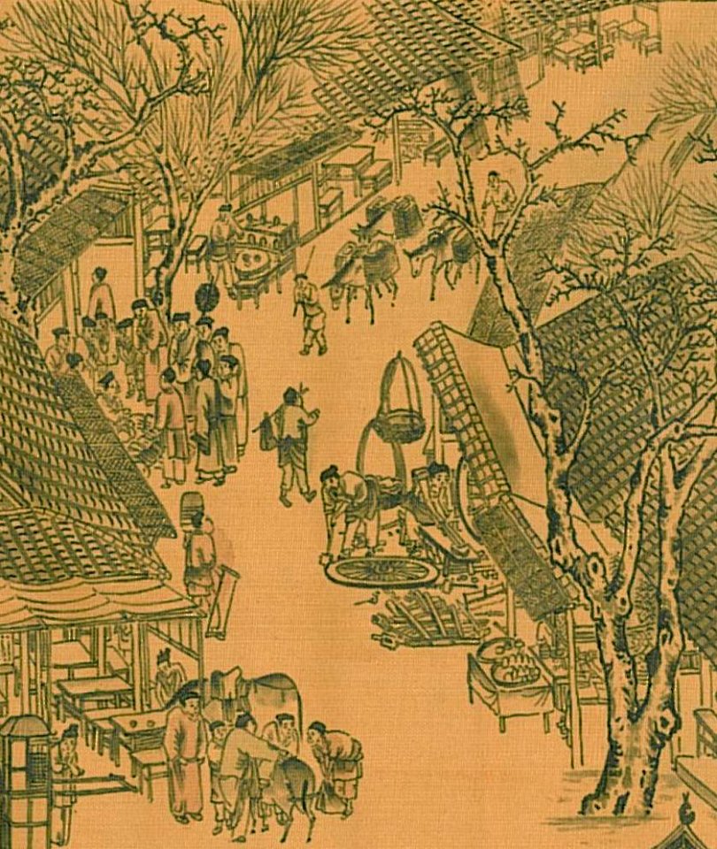 Qingming shanghe tu street life