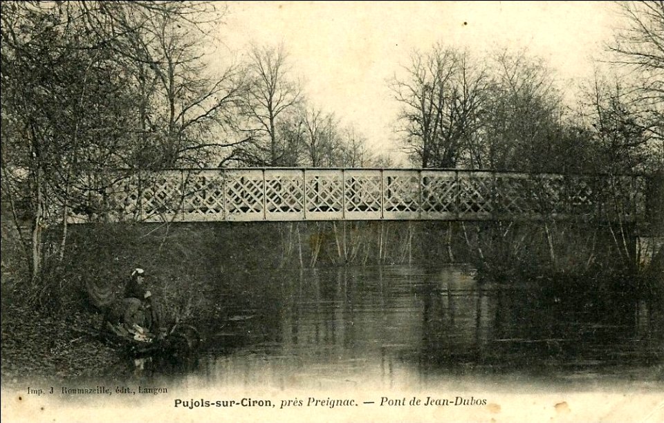Pujols-sur-ciron Pont de Jean Dubos 1