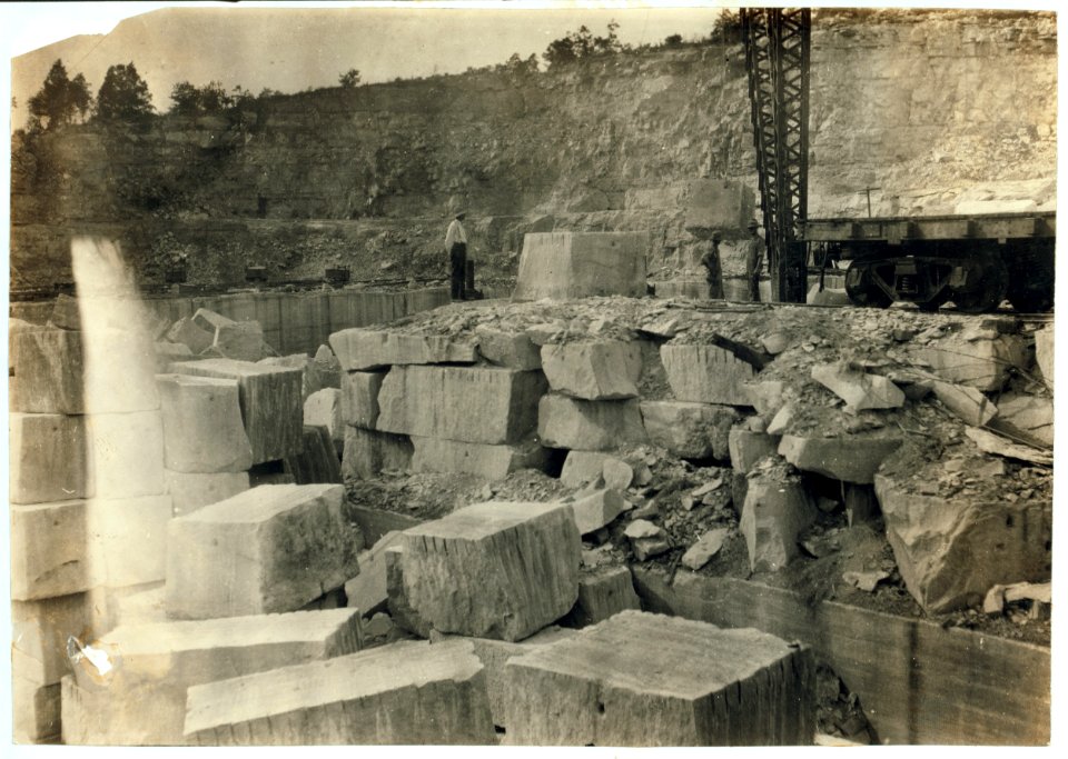 Quarry scenes. No children were employed. LOC nclc.05109