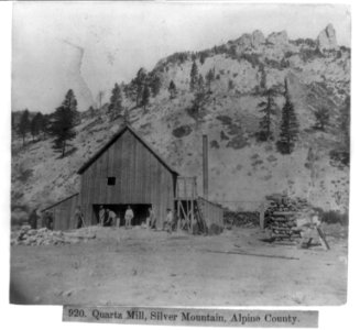 Quartz Mill, Silver Mountain, Alpine County LCCN2002721082
