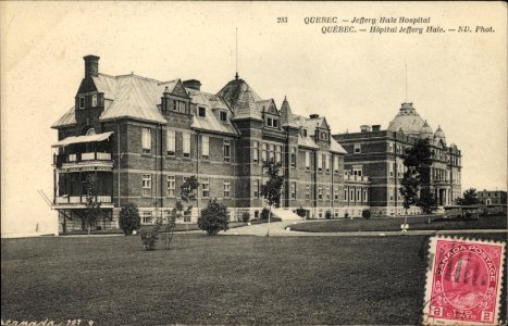 Quebec, Jeffery Hale Hospital - 1908 photo