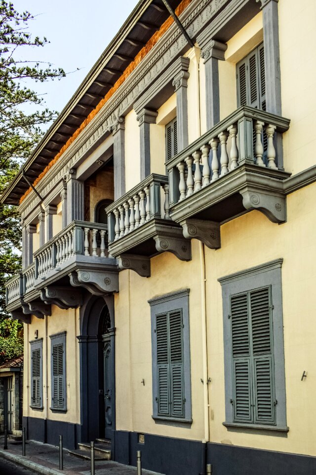 Neoclassic architecture vintage