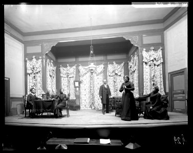 Påsk, Dramatiska teatern 1901. Föreställningsbild - SMV - DrT130