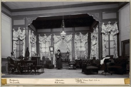 Påsk, Dramatiska teatern 1901. Föreställningsbild - SMV - H12 018