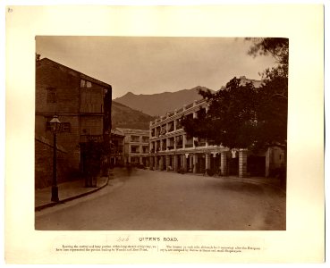 Queens Road by Lai Afong, 1879