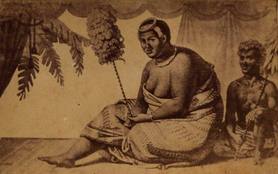 Queen Kaahumanu, photograph by H. L. Chase, Mission Houses Museum Archives