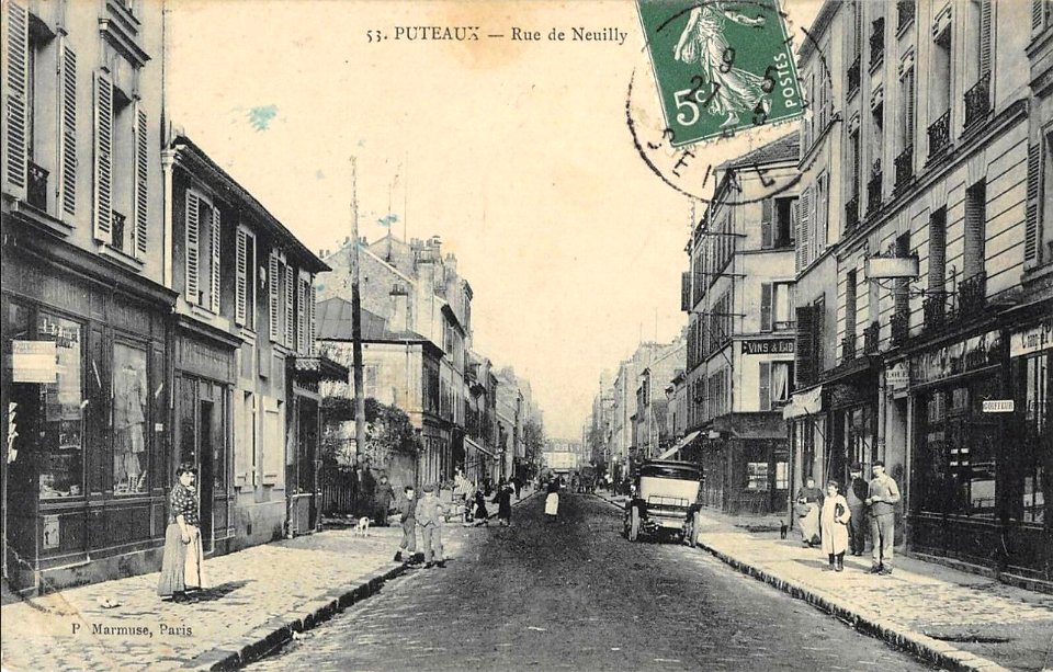 Puteaux.Rue de Neuilly
