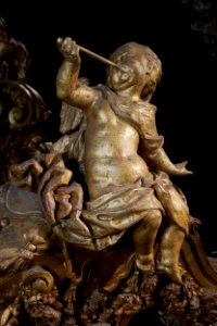 Putti på vagnstak, kröningsvagnen - Livrustkammaren - 7248